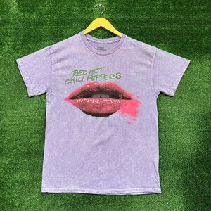 Red Hot Chili Peppers Rock Band Mineral Wash T-Shirt Size Medium